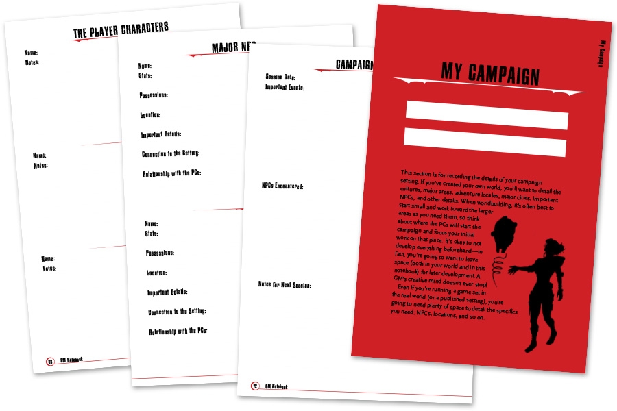 GM Notebook Monte Cook Games Numenera The Strange Cypher System