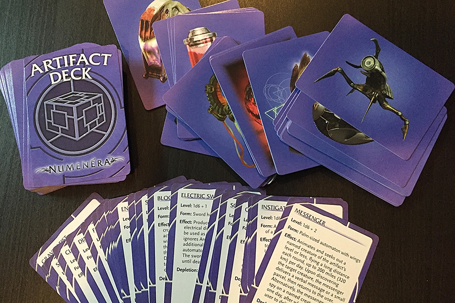 Numenera Artifact Deck Monte Cook Games Numenera DriveThruRPG