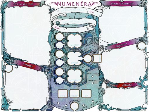 Numenera Character Portfolios and Character Sheets - Image 3
