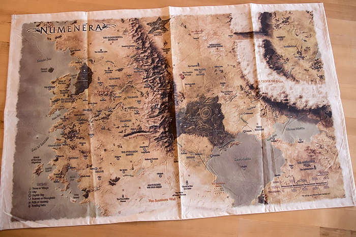 The cloth map.
