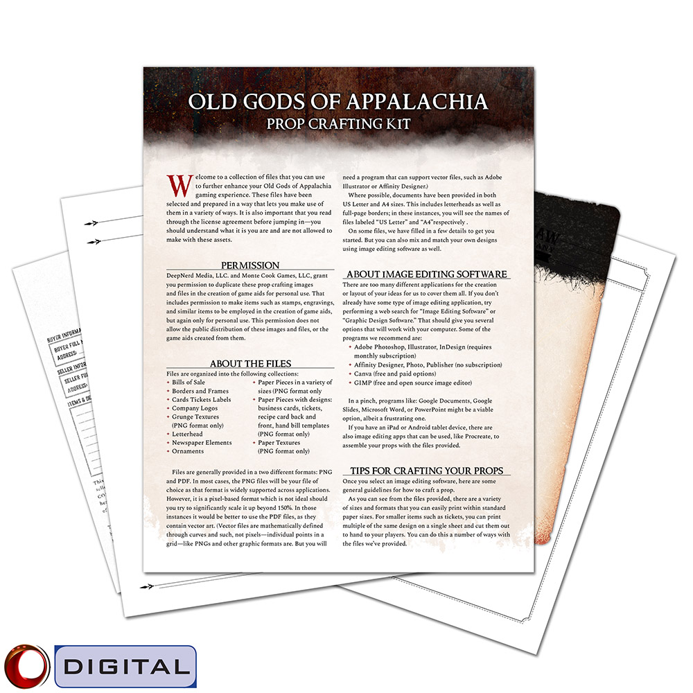 OGoA Digital Prop-Crafting Kit-Tags
