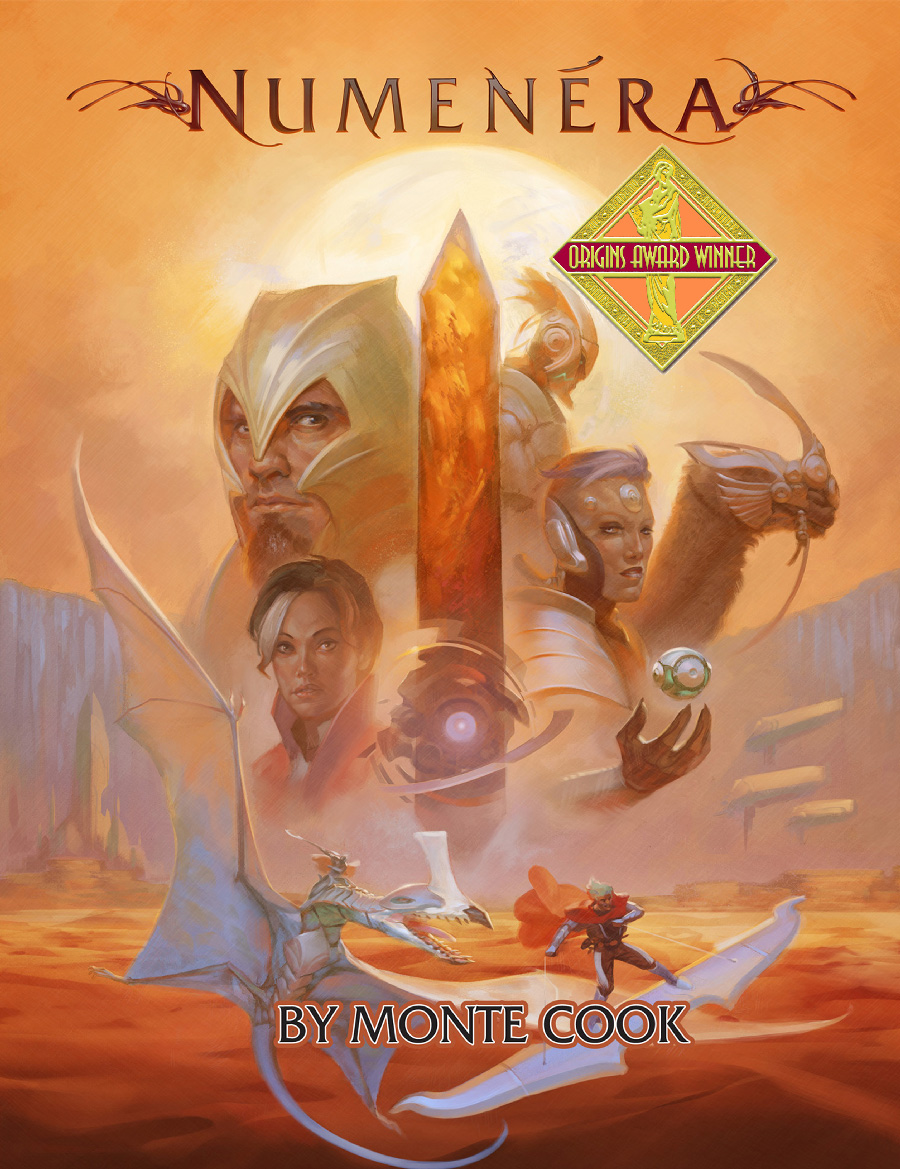 Numenera Cover with Origins Award